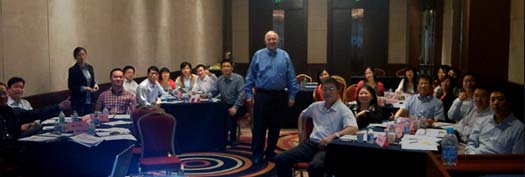 Participants in UNI Strategic class in Shanghai